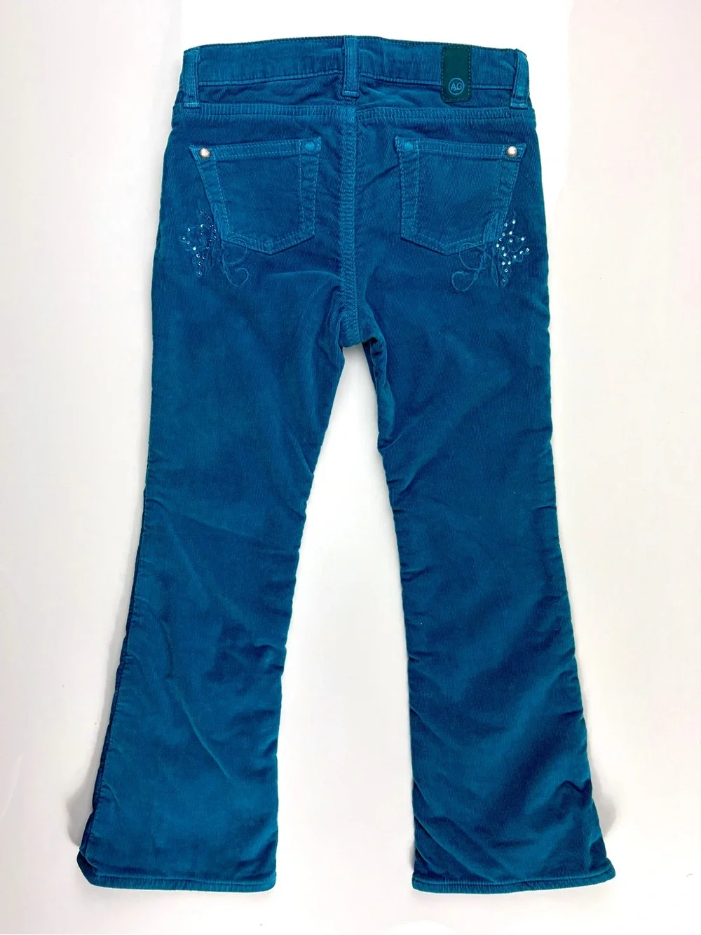 Adriano Goldschmied Angel Girl Turquoise Corduroy Girls Pants- Szs 3, 5, 6 & 8